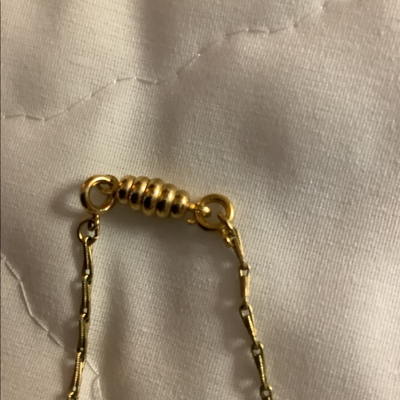 Vintage Reed and Barton Damascene Pendant Necklace - Picture 4 of 4